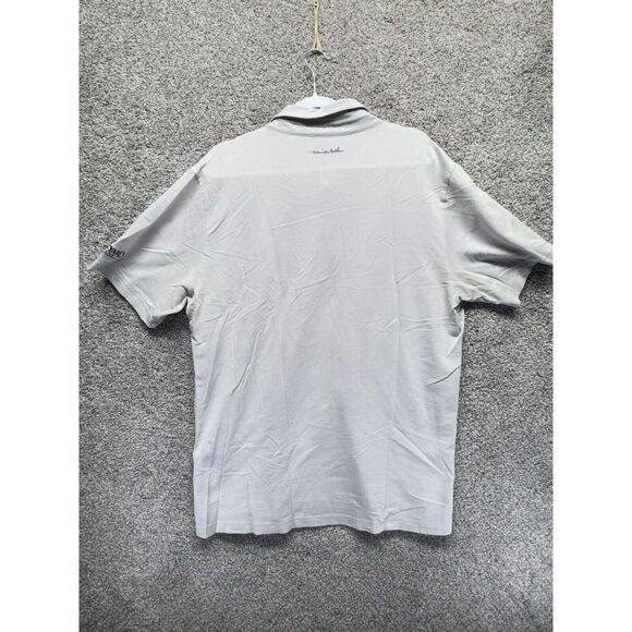 Travis Mathew Mens Polo Shirt Golf X-Large Off-White Pima Cotton Blend Brickyard - Picture 9 of 11